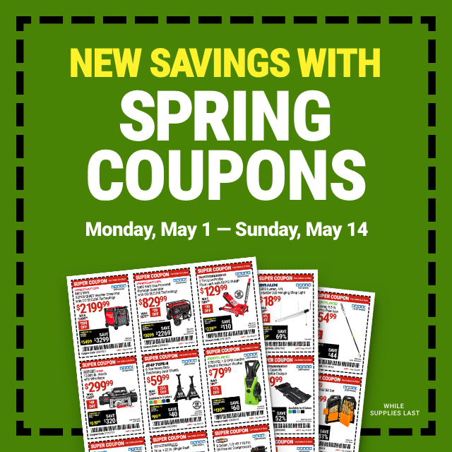 More Coupons Event 5/1 5/14 Harbor Freight Coupons