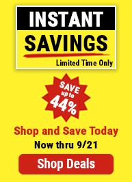 Instant Savings Thru 9-21