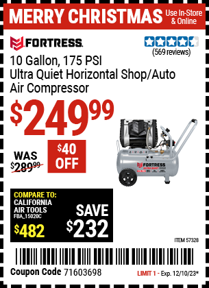 Harbor freight deals fortress coupon