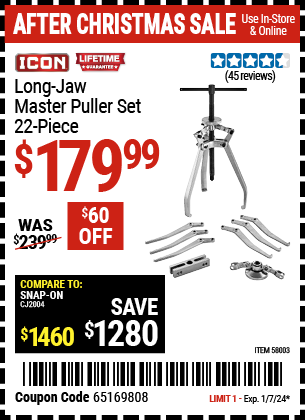 HARBOR FREIGHT TOOLS INTRODUCES NEW ICON® MASTER INTERCHANGEABLE PULLER SET  - Harbor Freight Newsroom