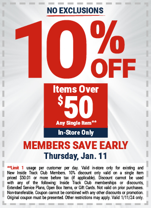 ENTIRE STORE ON SALE! Inside Track Club Saves 10% Off Any Single Item ...