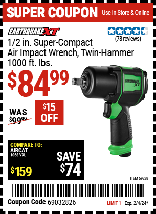 Harbor freight 2024 impact wrench coupon