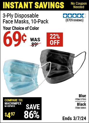 Fisherbrand™ Disposable Face Mask