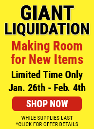 Giant Liquidation thru 2/4