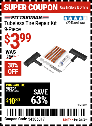 Coupons and Instant Savings – Over 150 Items on Sale – Harbor Freight ...