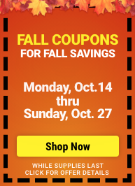 Fall Coupons for Fall Savings